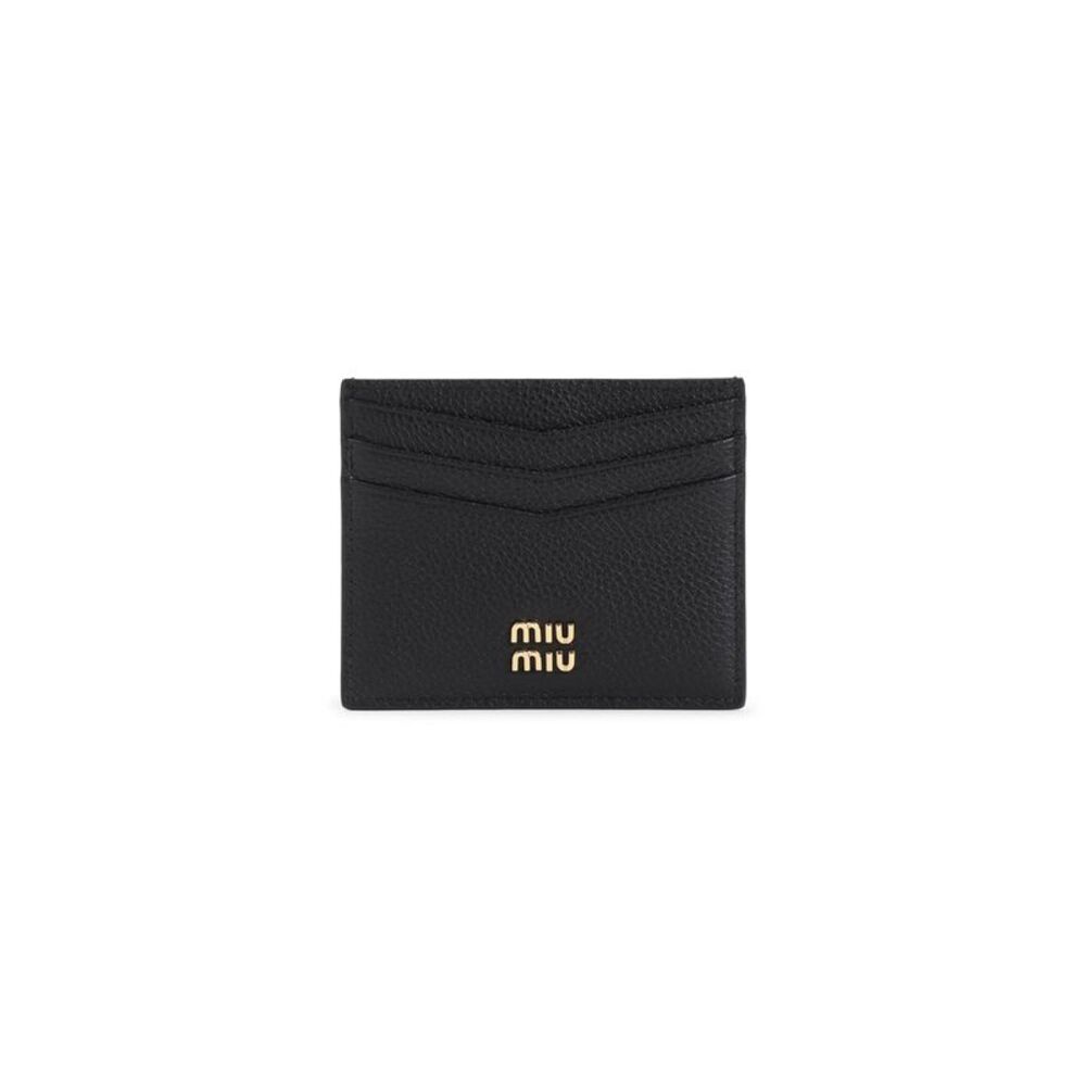 Miu Miu Calf Leather Card Case Women